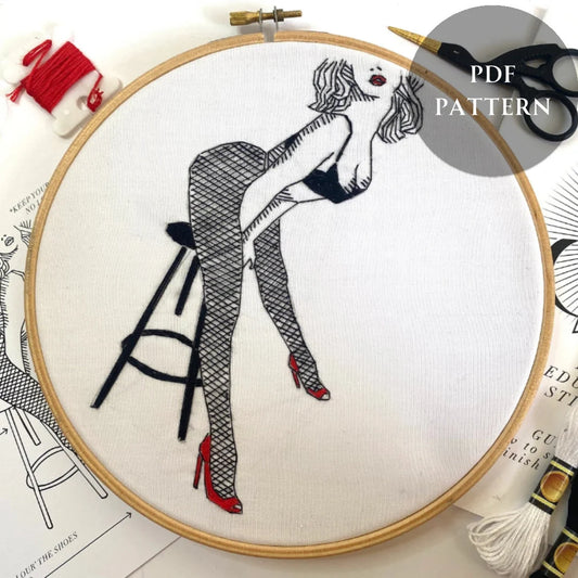 embroidery pattern beginners embroidery pattern embroidery PDF Embroidery kit