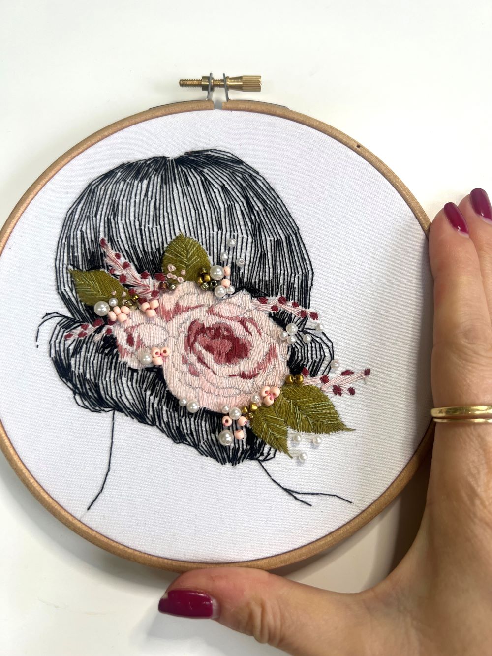 Pattern For Embrou Embroidery PDF - Modern Embroidery Pattern / Sip & Sew
