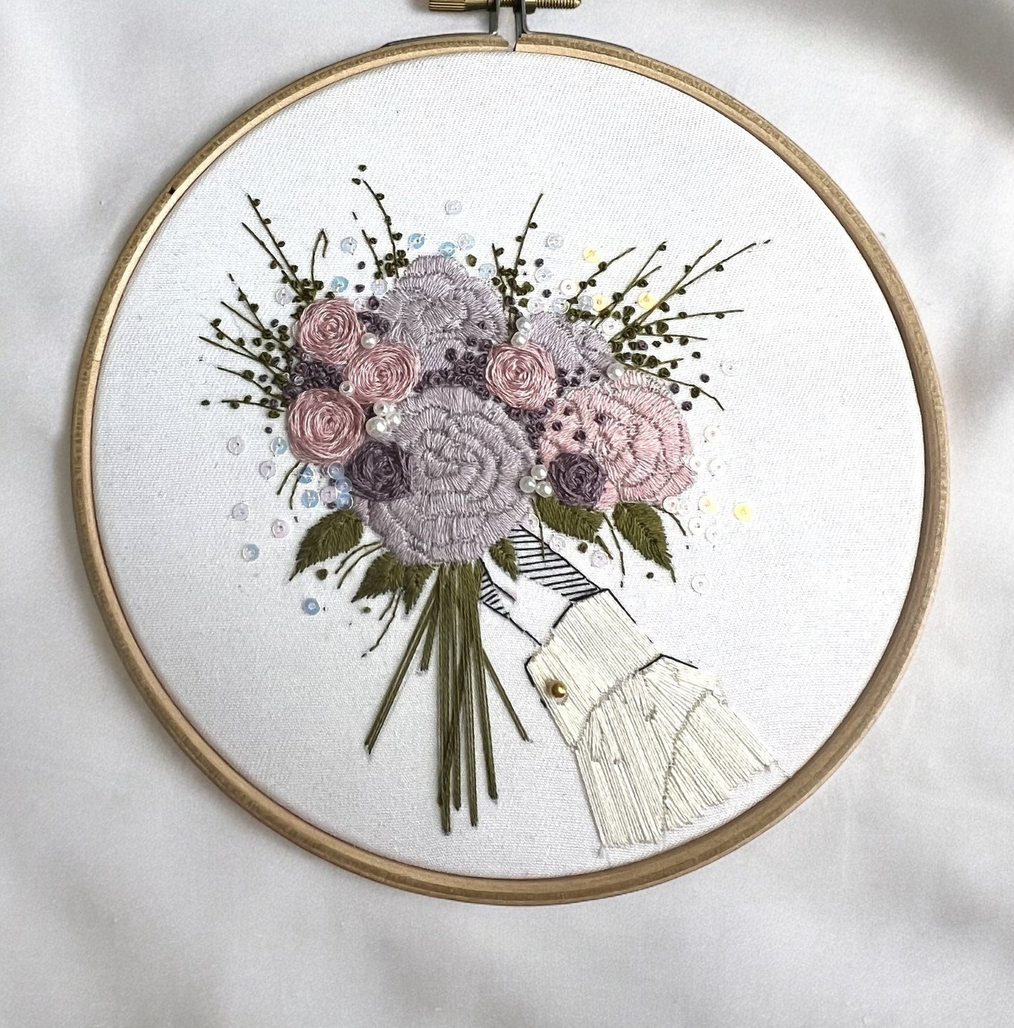 Spring Floral Embroidery Pattern / PDF
